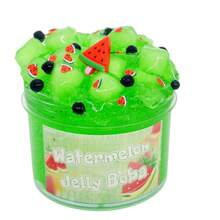 1pc 100ml Boba Crunchy Slime Set, Strawberry, Grape And Peach Scented Crystal Slime Kit, & Christmas Decoration, Super Soft And Non-Sticky Jelly Cube Slime, Party Favor & Birthday Gift,Slime,Christmas Gifts,Slime Kit,Grape,Slime Making,Gonggi