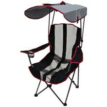 Original Canopy Chair - Foldable Chair For Camping, Taiates, And Outdoor Events - Black Ste - 1 - View 2
