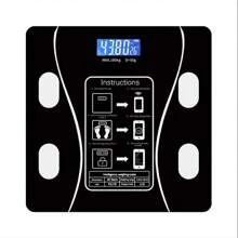 1pc Intelligent Digital Weight And Fat Scale, Bathroom Smart Weighing Machine, Body Fat Scale, Body Composition Analyzer With Smartphone Application - Black - View 4