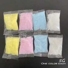 5g 弹簧猫爪柔软硅胶挤压玩具，植绒粉 DIY 手工材料，袋装