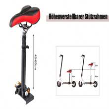 "Scooter Seat Cushion" - Red - View 6