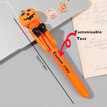 Customizable Stress Relief Boxing Pen, Halloween Fun Interactive Creative Novelty Punching Ball Ball Point Pen Back To School - Multicolor - View 4