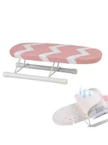 1PC Foldable Home Portable Small Ironing Board, Portable Desktop Ironing Board With Non-Slip Feet, Cloth Cover, Mini Ironing Board Mini Ironing Board, Suitable For Home Travel, Camping, Dormitory Use.