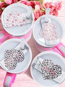 1pc Custom Accessions 30 40 OZ, Tấm tên cốc Valentine được cá nhân hóa, Quà tặng Valentine cho Anh ấy/Cô ấy - Thẻ tên tùy chỉnh cho cốc 30 40 Oz, Nắp cốc - Phụ kiện nhận dạng cốc lý tưởng Thẻ tên cá nhân tương thích với cốc 30 40 Oz - nhiều màu - Xem 8