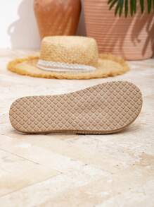 Women's Summer Casual Flat Sandals, Non-Slip Fashion Beach Slippers