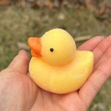 Handmade Squeeze Stress Relief Toy With Hen & Chick Design, Funny Squeeze Toy