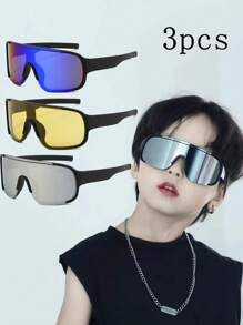 4pcs/3pcs/1pc Fashionable Eyeglasses, Adorable Baby & Kids Glasses - Back To School Gift For Children