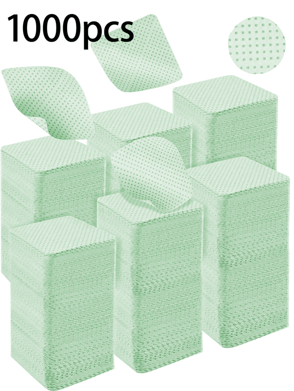 1000/600/300/100pcs Lint-Free Nail Wipes, Nail Polish Remover Pads, Soft Non-Woven Acetone Nail Polish Remover Pads For Nail Preparation And Gel Nail Polish Remover, Lint-Free Nail Glue Wipes, Eyelash Extension Wipes, Waterless Nail Products