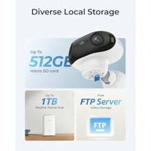 4K Solar Security Camera Outdoor Wireless Battery Operated 8MP CCTV Camera Dual-Band Wi-Fi 6 ColorX Night Vision 180° Wide Angle Person Vehicle Animal Detection - ColorX4KNightVision - View 8