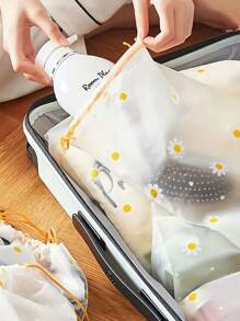 10pcs Clear Plastic Storage Bag Large Shoes Storage Organizer Portable Travel Shoe Packaging Bag Waterproof Shoe Bag Drawstring Shoe Bag Organizer For Men And Women With Drawstring Waterproof Travel Storage Bags For Packing Dust Bags Modern Floral Pattern Travel Shoe Bag Travel Essentials Travel Organizer For Beach Summer Vacation Back To School