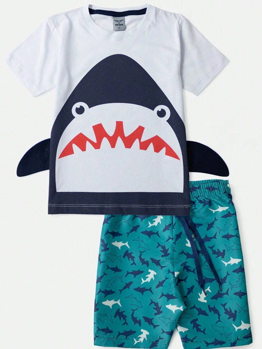 White Shark Interactive Male Children's Set 0226 - Keki Boys - 白色 - 查看 1