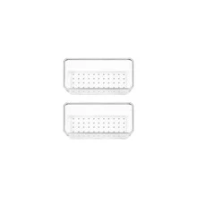 Transparent Storage Boxes, Multi-Size/Multi-Piece Sets, Suitable For Desk Organizer, Cosmetic Storage, Kitchen Storage, Versatile And Practical - Clear - View 13
