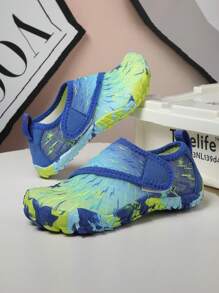 Zapatos de agua y zapatos para vadear para niños, de malla transpirable y secado rápido, con suela antideslizante
