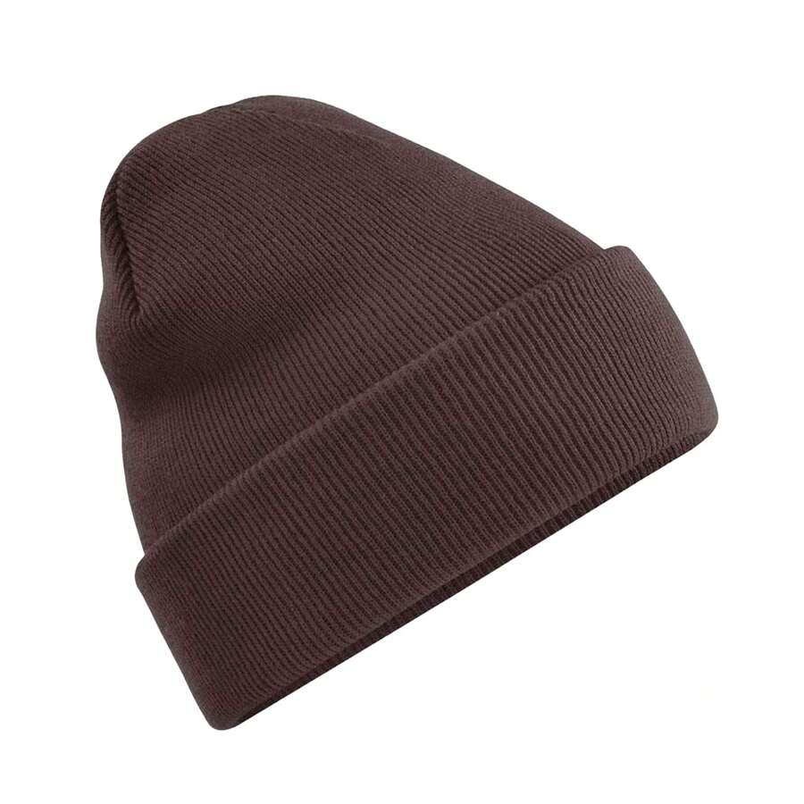Beechfield Unisex Adults Original Cuffed Beanie (Chocolate) - Chocolate Brown - View 1