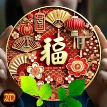 1pc Vintage Stijl Chinees Nieuwjaar Decoratiebord, IJzeren Ronde 2D Metalen Plaquette, 2025 Gelukkig Nieuwjaar Thema, Muurhangend, Elektriciteitsvrij, Geschikt Voor Entree, Muur, Huis, Kamer, Boerderij, Straat, Winkel, Garage, Bar, Tuin, Café Decor, Random Hole Stijl