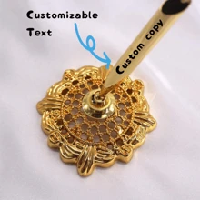 Customizable European Retro Neutral Pen, High-End Classy Ball Pen With Stand Back To School