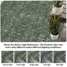 Large Size Printed Rug Low Pile Non-Slip Rug Soft Living Room Rug Anti-Stain Anti-Shedding Rug For Bedroom Office Dining Room - Camel - View 5