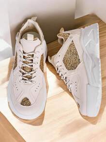 Royalfashion Damen Sneakers Mirto - Beige - Übersicht 3