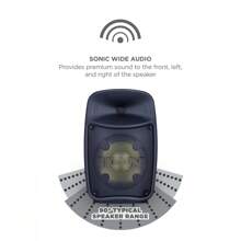 The Pro Glow Express | High-Power Bluetooth-Enabled Speaker System With Premium Wide Sound And Lights - Black - View 3