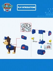 Paw Patrol 1PC PAW Patrol Officially Licensed PAW Patrol Series Character Blind Box Lucky Box Mystery Box Interior Decoration Surprise Collection Cute Cartoon Mini Desktop Decoration Hobby Collection Party Supplies Christmas Birthday Gifts