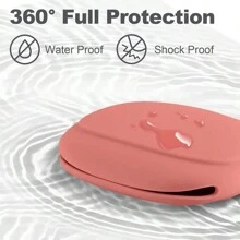 1 件硅胶耳机盒、USB 线整理器、数据线袋、迷你钱包、小型旅行袋、硅胶储物袋美术用品 - 防水、轻便、软壳线整理器 - 彩色 - 查看 3