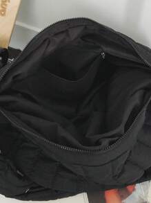 peach tree Sac fourre-tout avec sangle réglable, sac bandoulière de couleur unie simple, fermeture éclair, convient aux couples, la Saint-Valentin, Halloween, Noël, automne/hiver, sac banane unisexe