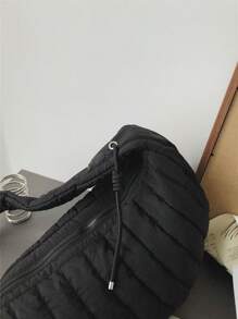 peach tree Sac fourre-tout avec sangle réglable, sac bandoulière de couleur unie simple, fermeture éclair, convient aux couples, la Saint-Valentin, Halloween, Noël, automne/hiver, sac banane unisexe