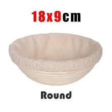 8 Sizes Rattan Bread Proofing Basket Oval Natural Rattan Wicker Dough Fermentation Sourdough Banneton Bread Basket Baking Tools - White - View 1