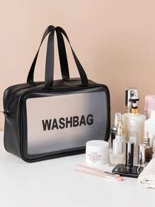 Transparent Makeup Bag With Zipper Waterproof Cosmetic Bags Travel Toiletry Bag Portable Cosmetic Storage Bag Lightweight Clear Storage Bag Organizer For Women And Girls Large Capacity Makeup Case Travel Essential Gift For Her Wash Bag Toiletry Travel Bag Makeup Storage Beach Beach Bag Vacation Holiday Essentials School Supplies Travel Essentials Ladies For College Dorm Bathroom