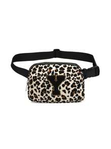 腰包，时尚斜挎腰包，配有可调节肩带，适合日常使用、户外、旅行、徒步旅行、慢跑、骑自行车、便携式设计、理想的礼物