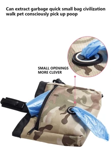 1pc Multi-Function Pet Outdoor Training Treat Bag Dog Outing Dog Stuff Dog Treat Bag Dog Treat Pouch Dog Walking Bag Pouch - Multicolor - View 9