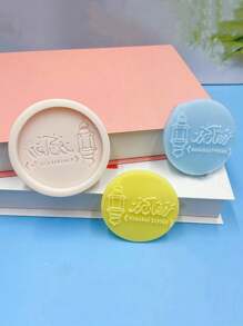 1 件星月阿拉伯文字中东风格硅胶模具适用于斋月 - 灰色 - 查看 3