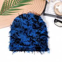 1 chiếc mũ len ấm áp ngụy trang Unisex, phong cách Hip-Hop thời trang cho mùa thu/đông - mũ lông ngụy trang - Xem 14