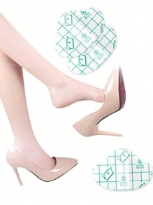 Gel Heel Protectors: Silicone Shoe Pads, High Adhesive Foot Care Gel, Gel Pads, Transparent Ultra-Thin Heel Grips, Shoe Insole Anti-Friction Blisters Pads, Shoe Accessories, Must-Have For Vacation, School Supplies, Travel Essentials, Women's College Dorm Bathroom Travel Accessories, Travel Necessities, Summer School Supplies, Back To School Items, Back To School Supplies - Clear - View 4