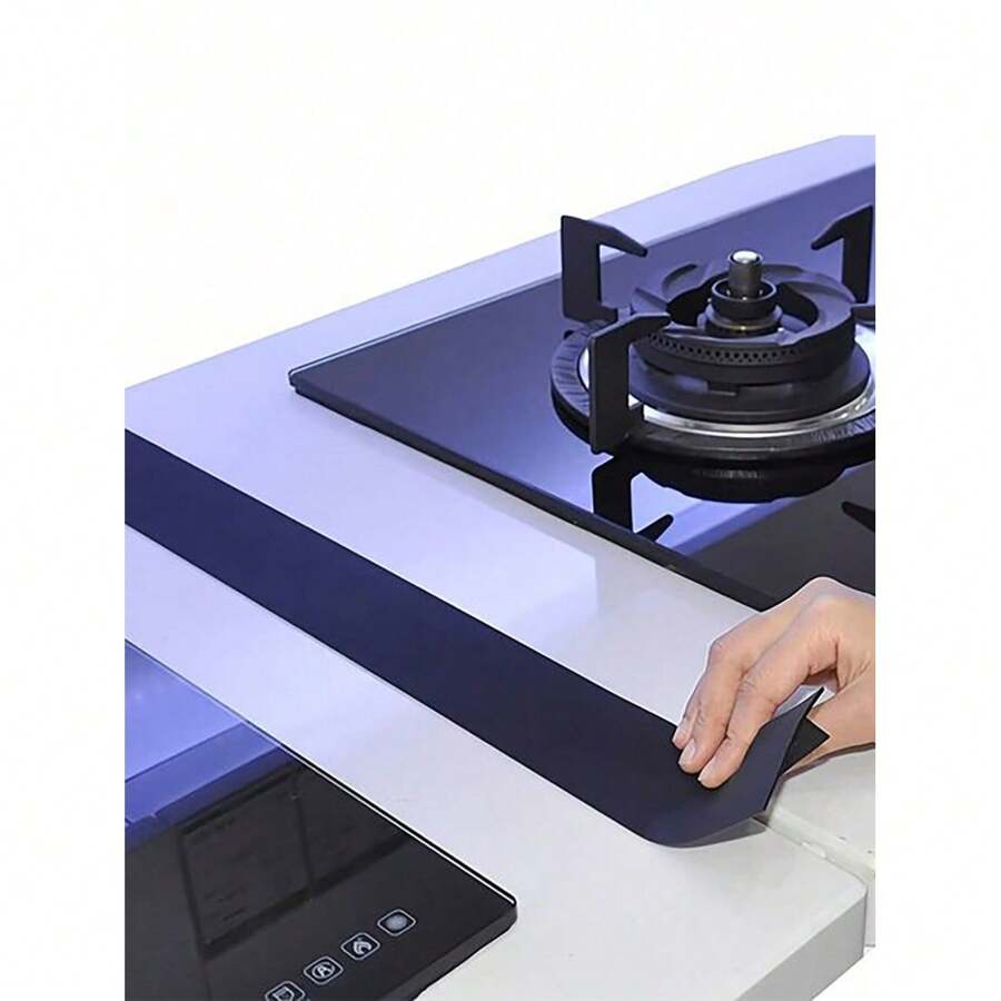 1件/2件硅胶密封条套装，炉灶条，厨房防油防尘条，硅胶密封条，燃气灶垫圈套装，燃气灶垫 - 彩色 - 查看 1