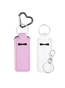 Chapsticks Holder Keychain For Lipstick Lip Balm Keychain Holder With Clip Stocking Stuffers For Women Winter,Lipstick Sleeve Pouch Lip Balm Bag,Portable Pocket Lip Gloss Tube Holder ,Travel Accessory,Lipstick Cover Key Chain, Multi-Function Accessories
