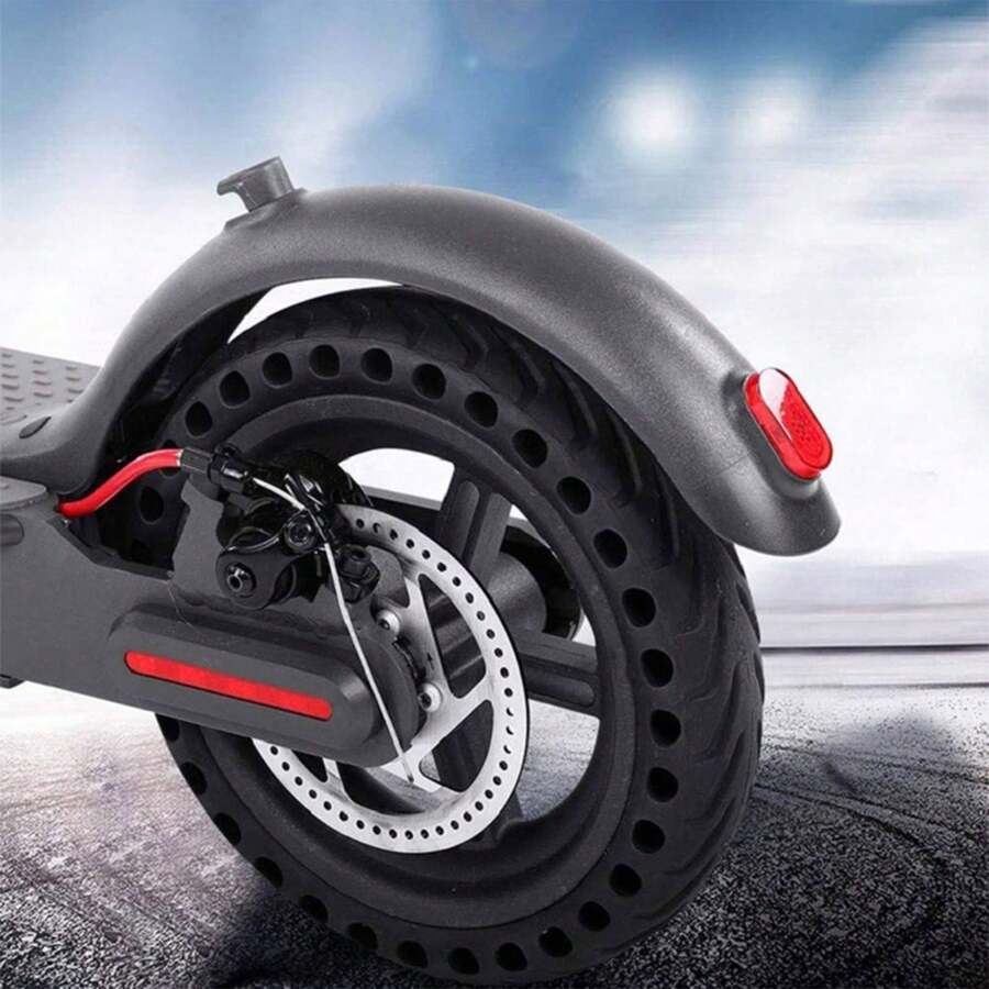 8.5" Honeycomb Runflat Tire Rear Wheel+Hub+Disc Brake Disc For M365/1S/LITE