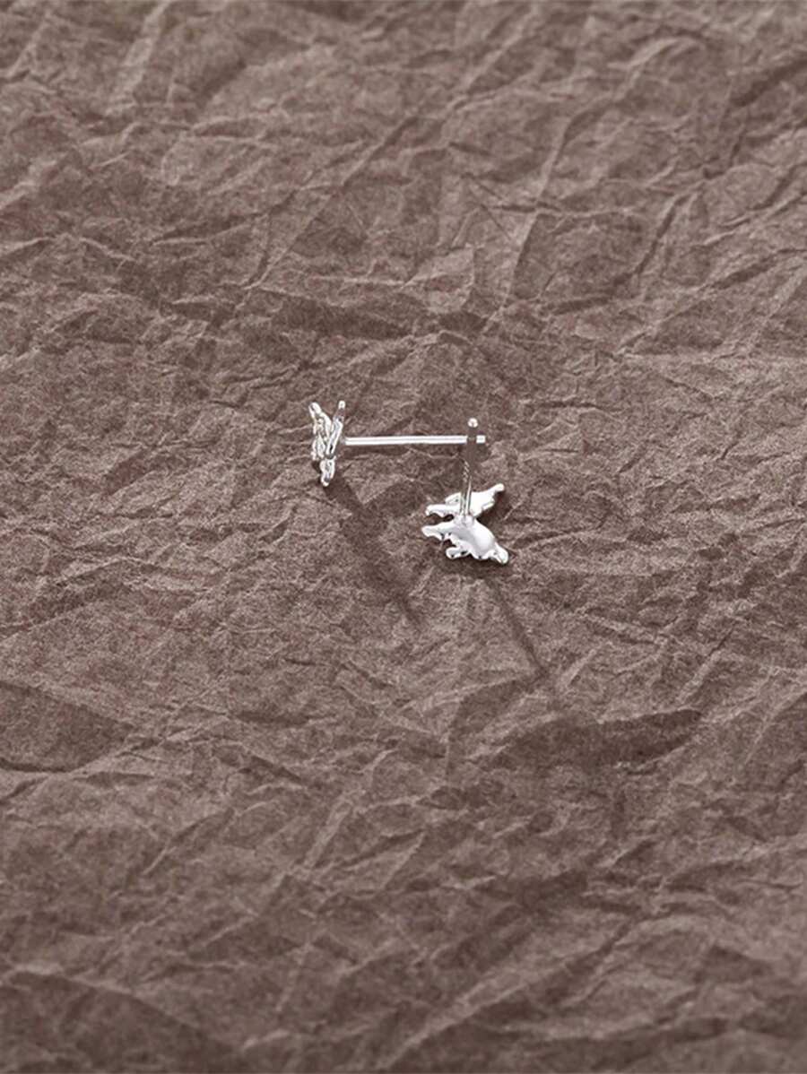 1 Pair Delicate S925 Sterling Silver Butterfly Earrings, Suitable For Ladies Party, Banquet, Valentine's Day Gift, Quality Jewelry Valentines - Silver - View 1