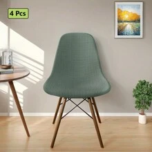 1/2/4 szt. pokrowców na jadalnię, pokrowców na siedzenia, pokrowców na krzesła do jadalni, zestaw 4 pokrowców, pokrowców na krzesła z polaru z połowy wieku, pokrowców na krzesła bez podłokietników do kuchni, jadalni, krzeseł bocznych do salonu, pokrowców na krzesła z muszli, żakardowych pokrowców na krzesła do jadalni, zestaw 4 pokrowców na krzesła do jadalni w stylu Mid Century Modern, rozciągliwych pokrowców do kuchni, biura i salonu