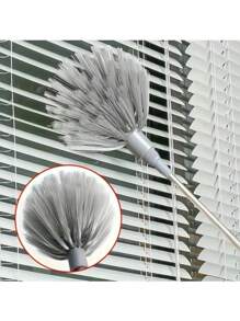 1 件可调节蜘蛛网天花板清洁器：金属和树脂结构，适用于客厅、卧室、浴室、厨房，无需电池 - 灰色 - 查看 10