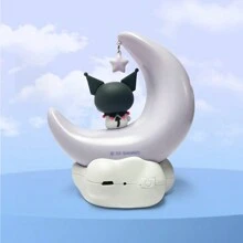 Miniso 三丽鸥库洛米新月甜梦LED发光摆件，柔和夜光，优质树脂和ABS材质，是卧室夜灯、床头装饰和送礼的理想之选，情人节礼物佳选（1个） - 紫色 - 查看 6