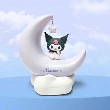 Miniso 三丽鸥库洛米新月甜梦LED发光摆件，柔和夜光，优质树脂和ABS材质，是卧室夜灯、床头装饰和送礼的理想之选，情人节礼物佳选（1个） - 紫色 - 查看 5