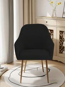 1/2 Pcs Curved Back Chair Slipcover Stretch Dining Chair Cover Kitchen Chair Cover Modern Arc Shaped Armrest Counter Height Bar Stools Covers For Kitchen Party Banquet Decor