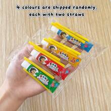 Set de 3/5/10 piezas de chicle de burbuja de estilo de dibujos animados, regalo nostálgico clásico, pequeño regalo, juguete de exterior creativo soplador de burbujas, fiesta de festival de espuma de burbujas, pequeños obsequios