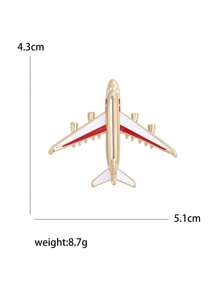 Strass Flugzeug Broschen für Frauen, unisex Email Flugzeug Anstecknadeln, Büro Party Freunde Geschenke Accessoires