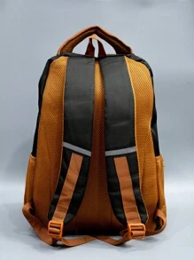 Large Laptop Backpack For School Executive Men's Adults Reinforced Waterproof - màu đen - Xem 4