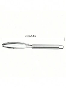 1pc Stainless Steel Watermelon Slicer, Melon Ball Machine Stainless Steel Melon Spoon With Corer, Multifunctional Fruit Cutter Kitchen Tools