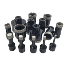 1pc Rhinestone Tile Drill Bit M14 Ceramic Core Drill Bit Marble Masonry Hole Saw Granite Crown Diameter 6-100mm Drill Bit,Tool Accessories
