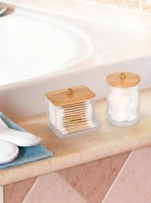 3 Packs Round Holder With Bamboo Lid, Makeup Round Pad Holder, Makeup Storage Dispenser Bathroom Jar Bamboo Bathroom Storage Jar Storage Container Bag,Room Decor, Bags,Makeup Bag,Vanity,Travel,Make Up Bag,Travel Essentials,Organizer,Storage,Travel Essential,Makeup Organizer,Makeup Bags,Make Up Organizer,Organiser,Toiletry Bag,Desk Organiser,Cosmetic Bag,Makeup Pouch,Make Up Organize,Vanity Accessories,Make Up Pouch,Make Up Bags,Jewellery Box,Pouch,Makeup Brush Holder,Brush Holder,Perfume Organiser,Pouch Bag,Gifts For Women,Christmas Gifts,Gift Ideas For Women