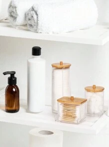 3 Packs Round Holder With Bamboo Lid, Makeup Round Pad Holder, Makeup Storage Dispenser Bathroom Jar Bamboo Bathroom Storage Jar Storage Container Bag,Room Decor, Bags,Makeup Bag,Vanity,Travel,Make Up Bag,Travel Essentials,Organizer,Storage,Travel Essential,Makeup Organizer,Makeup Bags,Make Up Organizer,Organiser,Toiletry Bag,Desk Organiser,Cosmetic Bag,Makeup Pouch,Make Up Organize,Vanity Accessories,Make Up Pouch,Make Up Bags,Jewellery Box,Pouch,Makeup Brush Holder,Brush Holder,Perfume Organiser,Pouch Bag,Gifts For Women,Christmas Gifts,Gift Ideas For Women